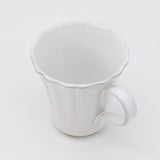 Rosa I Fine Stoneware Mug - White