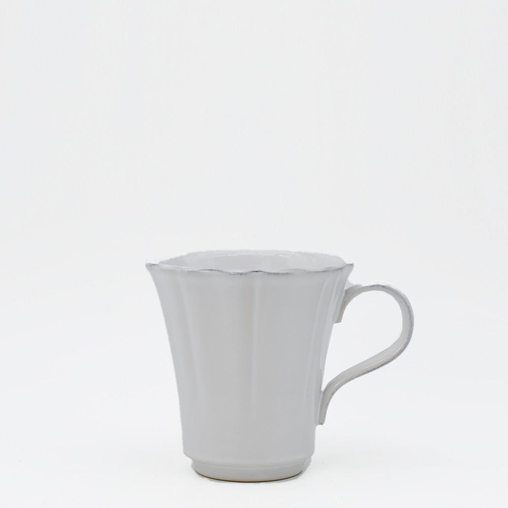 Rosa I Fine Stoneware Mug - White