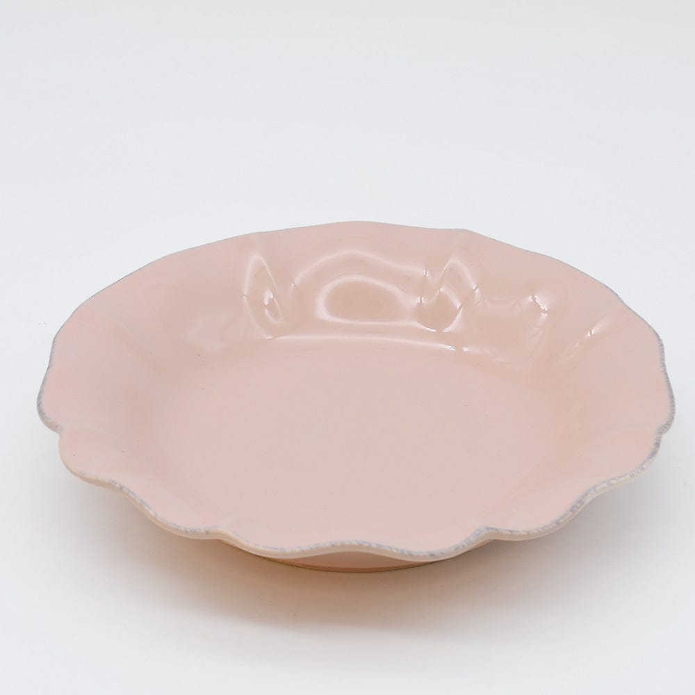 Rosa I Fine Stoneware Pasta Plate - Pink