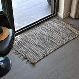 Rug woven from natural fibres - Grey