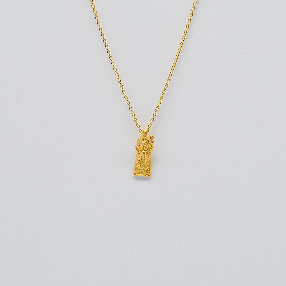 Santo Antônio I Gold-plated Silver Necklace
