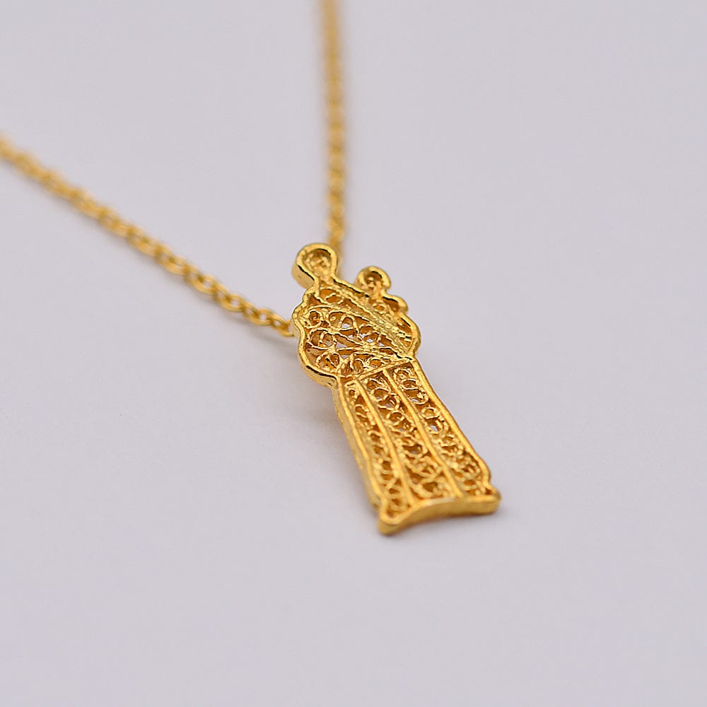 Santo Antônio I Gold-plated Silver Necklace