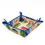 Sardinhas | Folding Bread Basket Blue