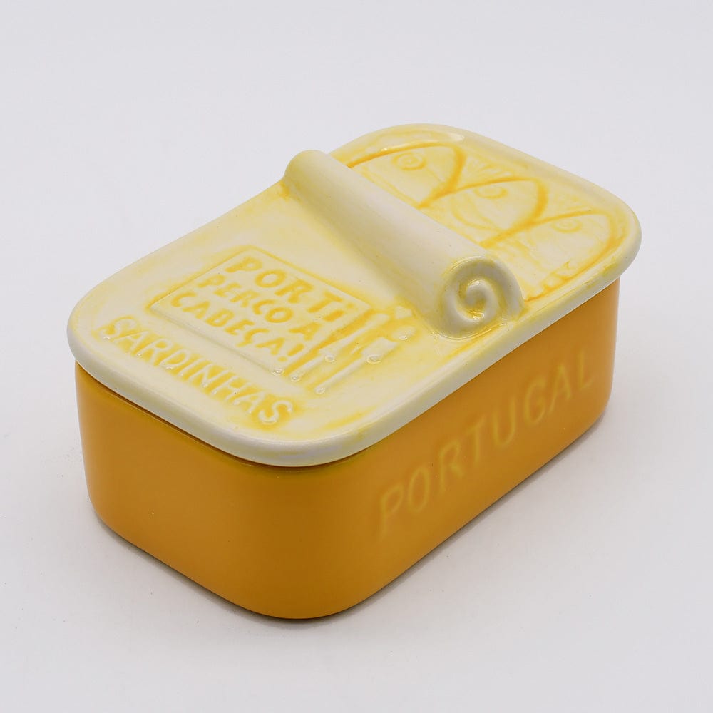 Sardinhas I Ceramic box - Yellow