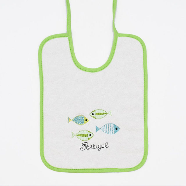 Sardinhas I Cotton Bib - Green