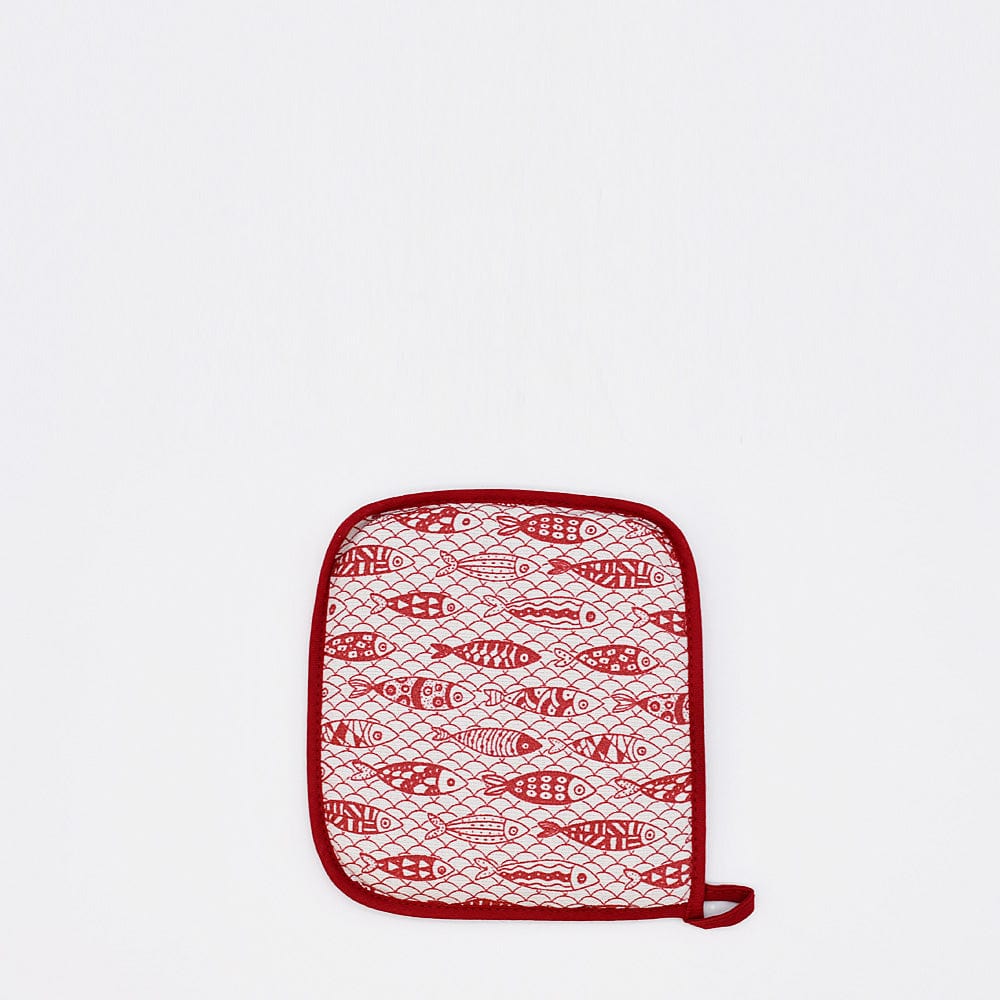 Sardinhas I Pot Holder - Red