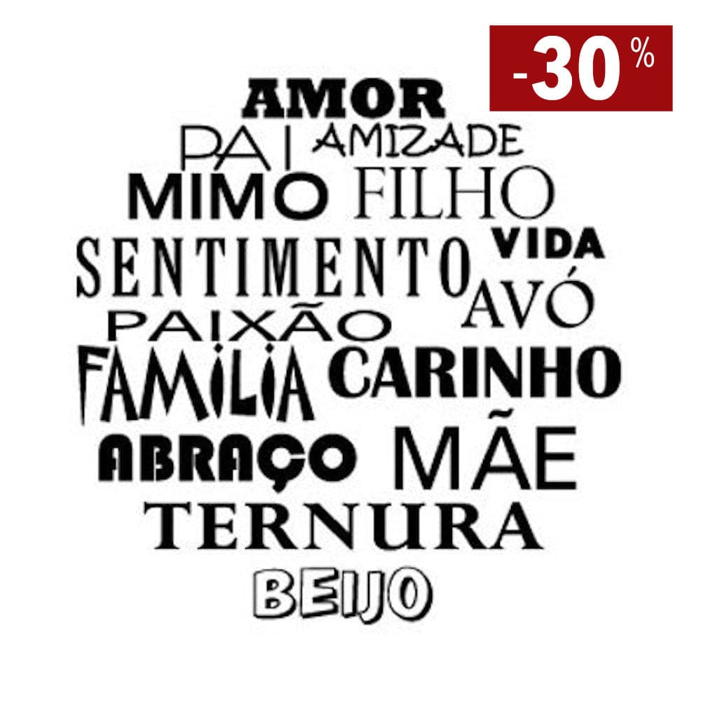 Sentimentos I Wall sticker