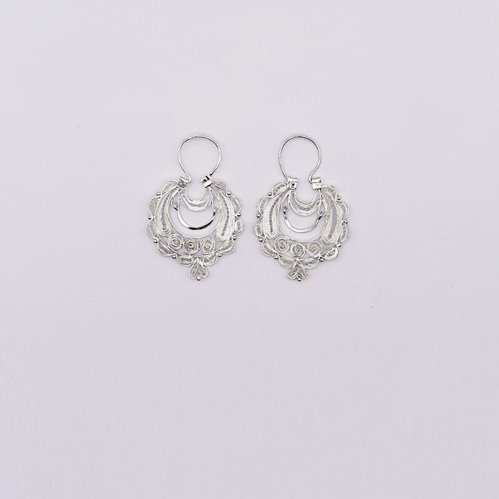 Silver Earrings - 4cm