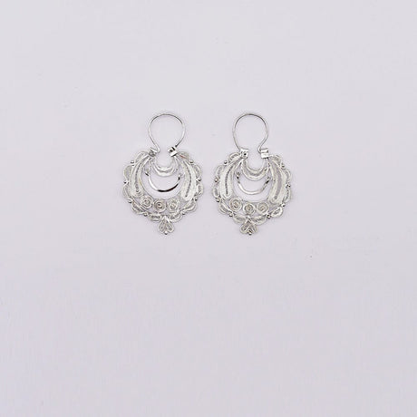 Silver Earrings - 4cm