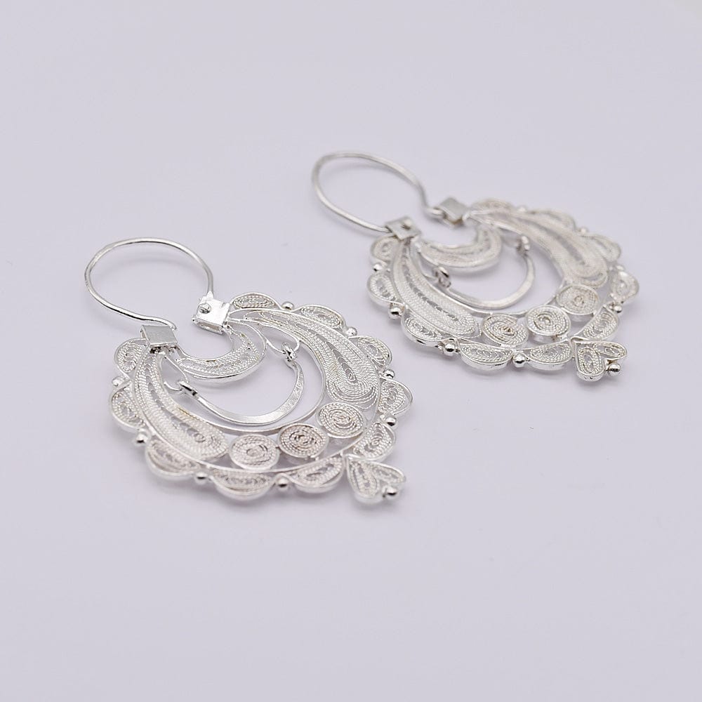 Silver Earrings - 4cm