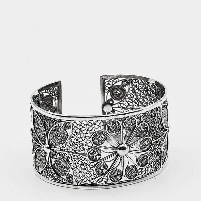 Silver Filigree Cuff bracelet