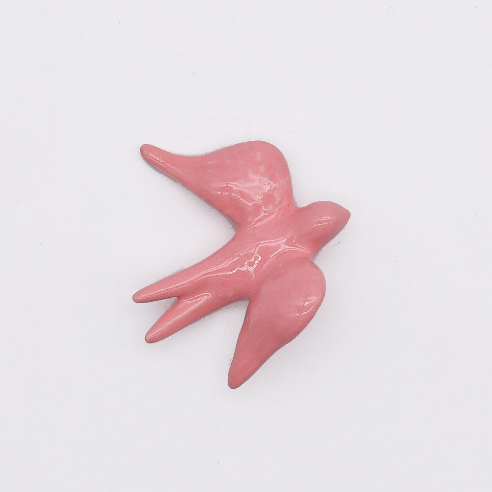 Small Ceramic Swallows - 20 colors Pink