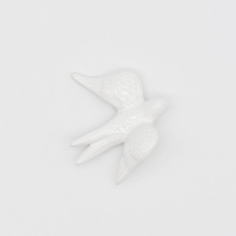 Small Ceramic Swallows - 20 colors White