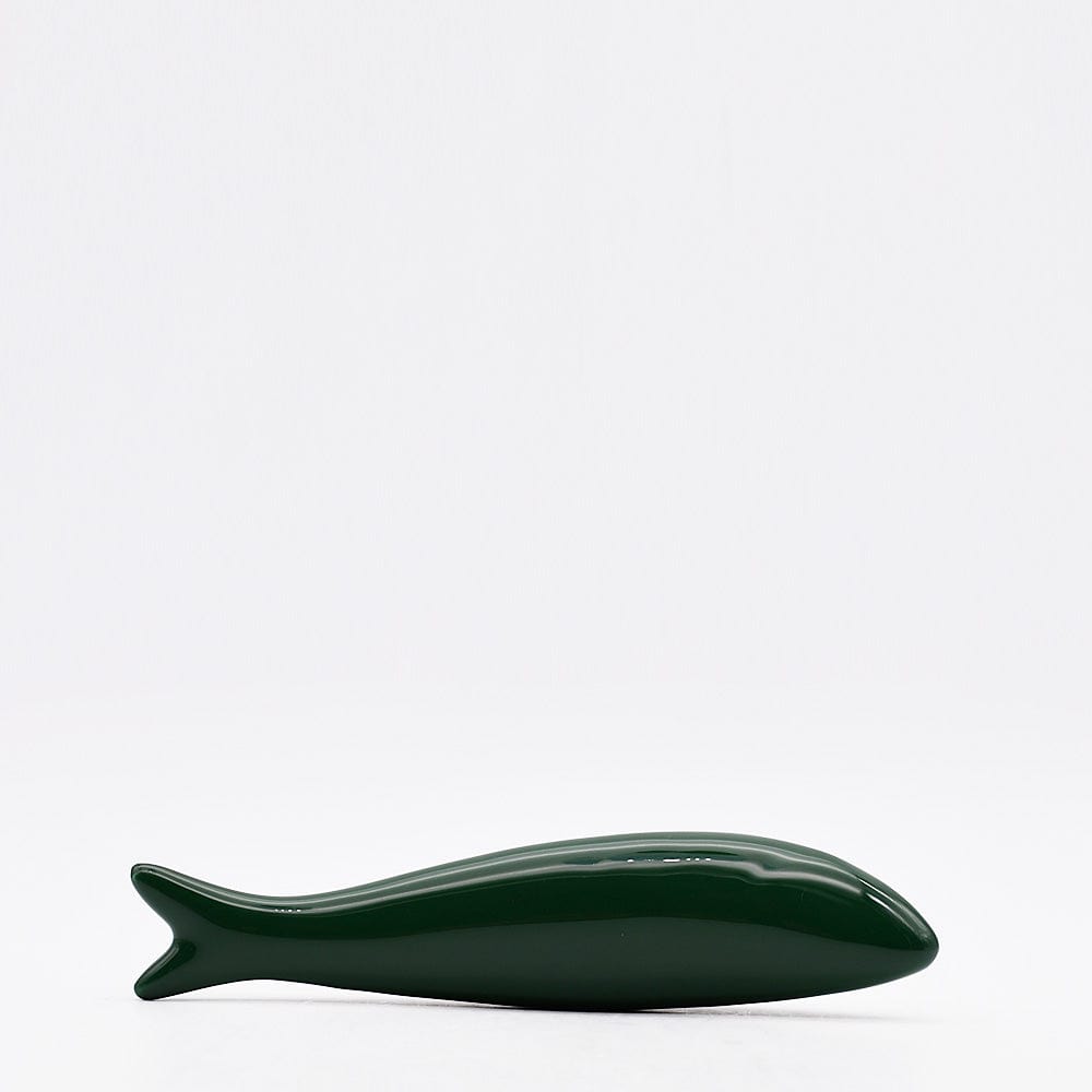 Smooth Ceramic Sardine - Green