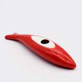 Smooth Ceramic Sardine - Red