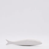 Smooth Ceramic Sardine - White