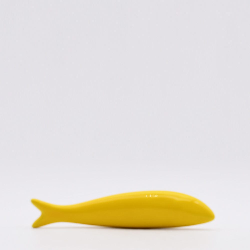 Smooth Ceramic Sardine - Yellow