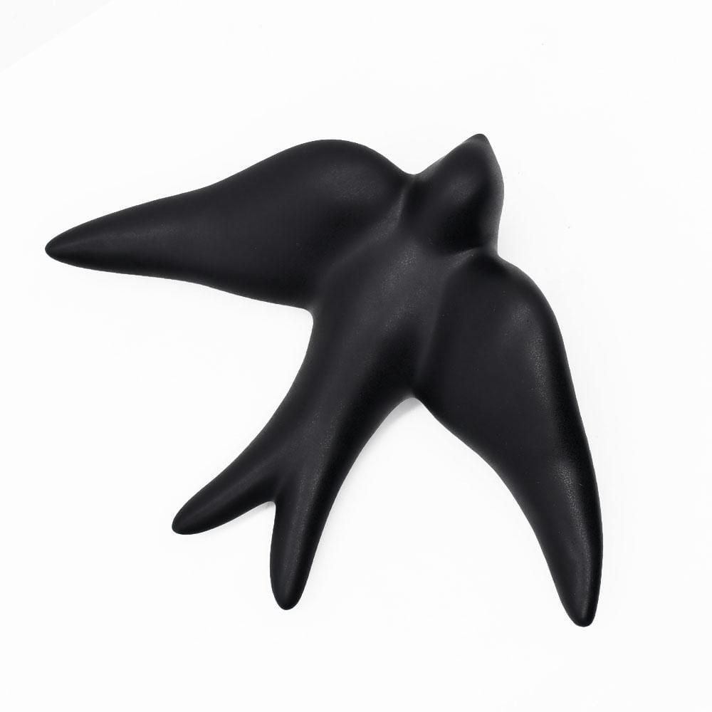 Smooth Ceramic Swallow - Matt Black