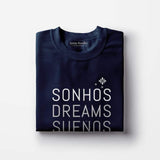 Sonhos I Unisex T-shirt - Navy Blue