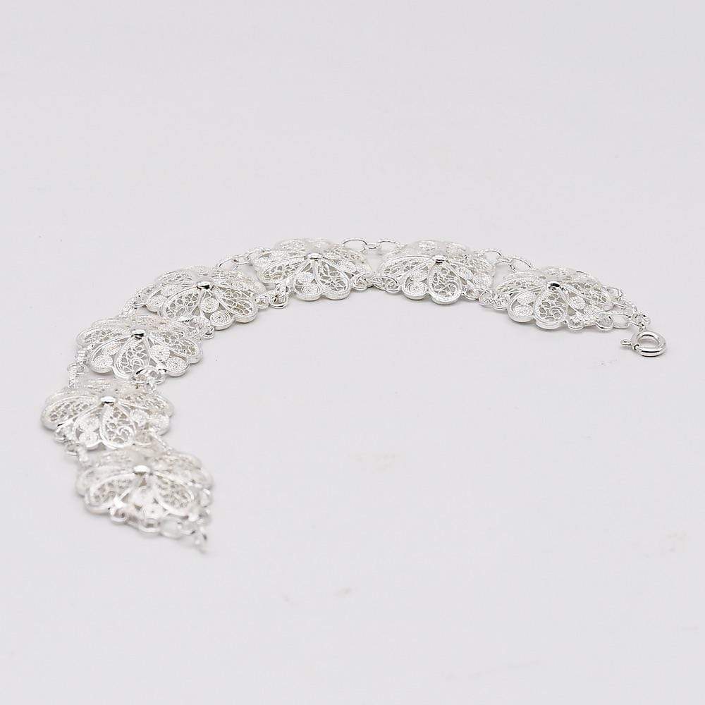 Sterling silver filigree bracelet