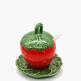 Strawberry-shaped Ceramic Pot - 7.9''