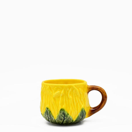 Sunflower-shaped Ceramic Mug