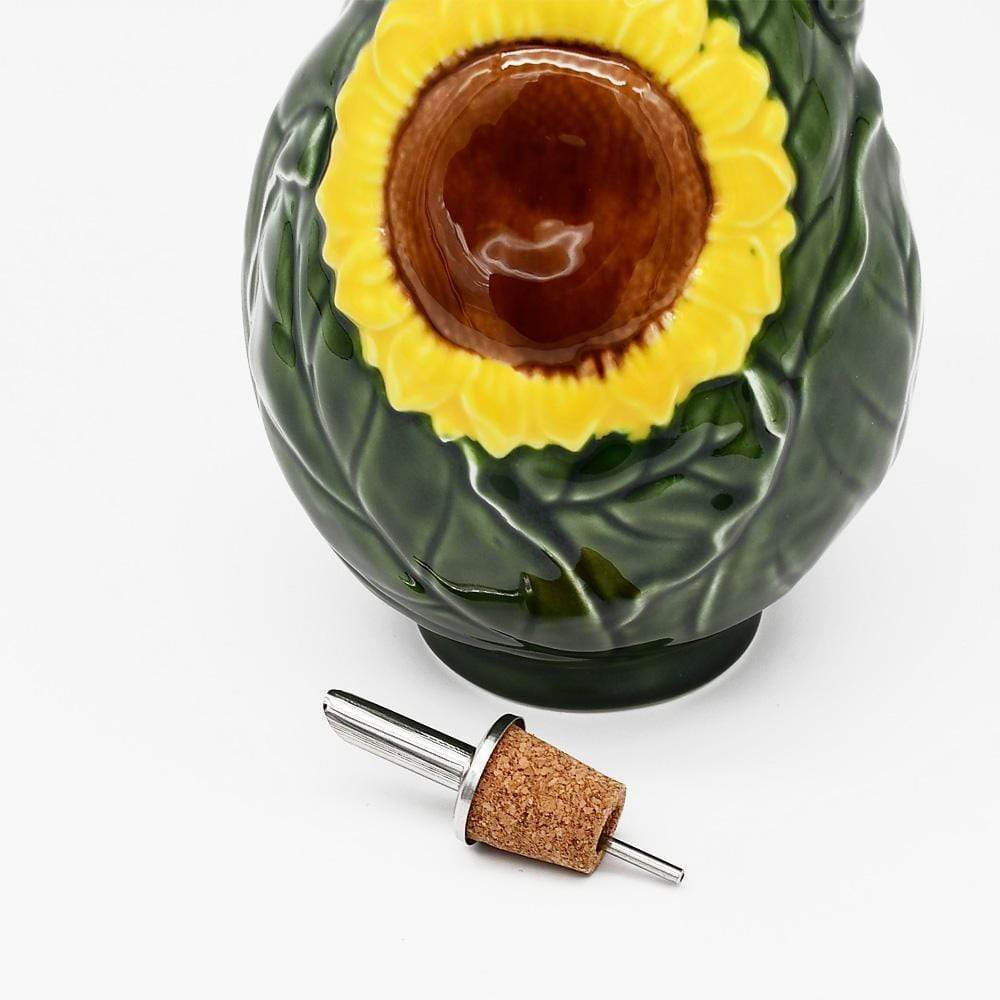 Sunflower-shaped Ceramic oil Carafe
