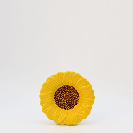 Sunflower-shaped Ceramic Soup Plate