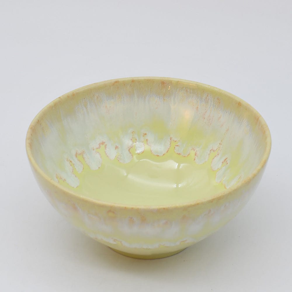 Taormina I Fine Stoneware Bowl - Yellow