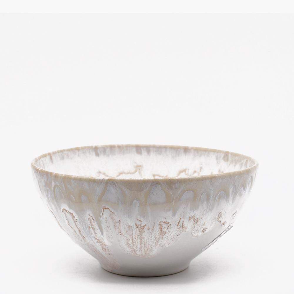 Taormina I Stoneware Bowl White