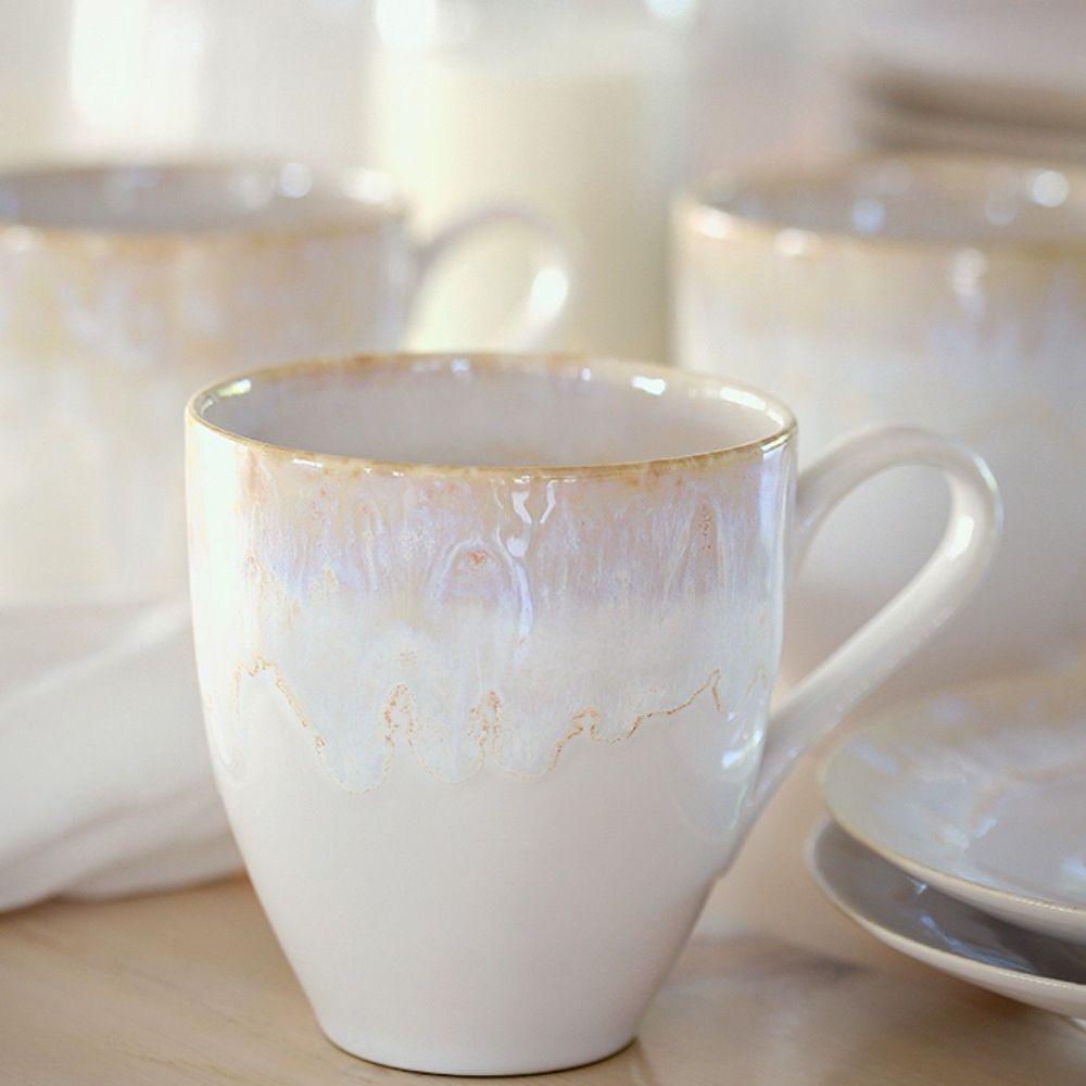 Taormina I Stoneware Mug - White