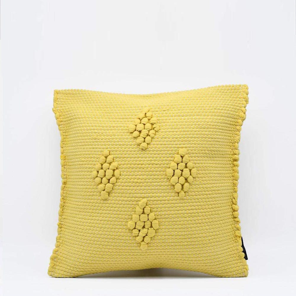 Tapete de Trapo I Pillow Cover - Yellow