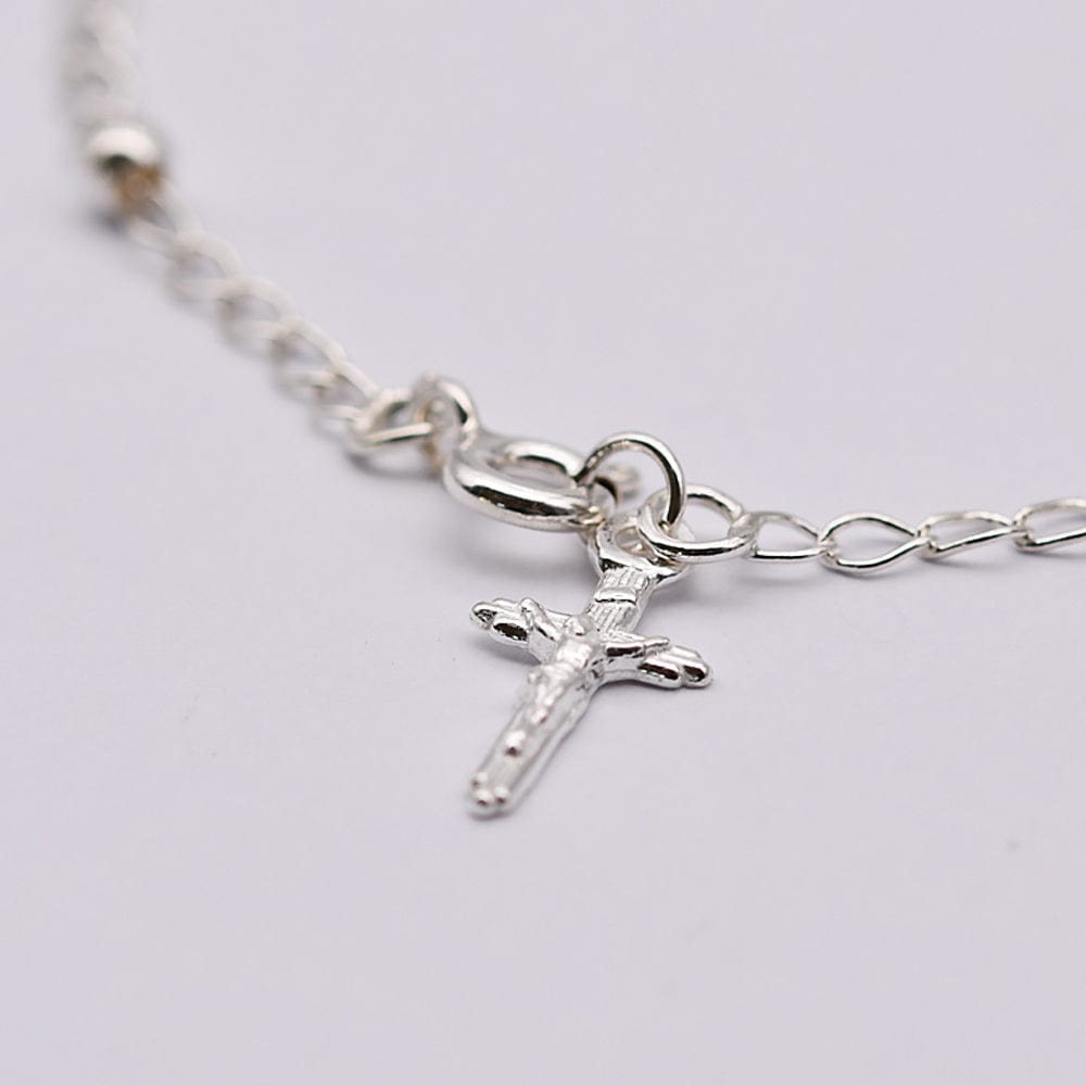 Terço I Silver Rosary Bracelet