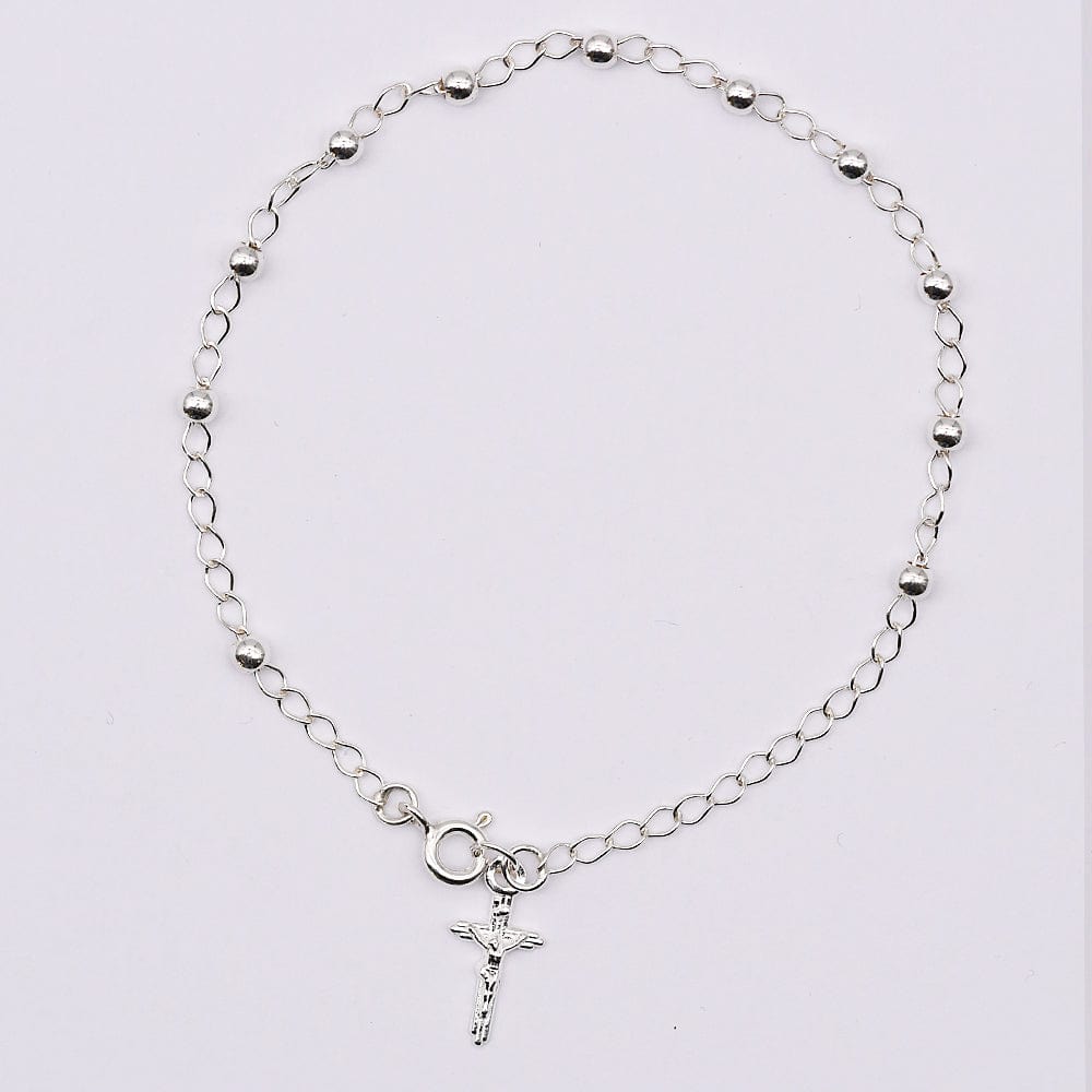 Terço I Silver Rosary Bracelet