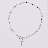 Terço I Silver Rosary Bracelet