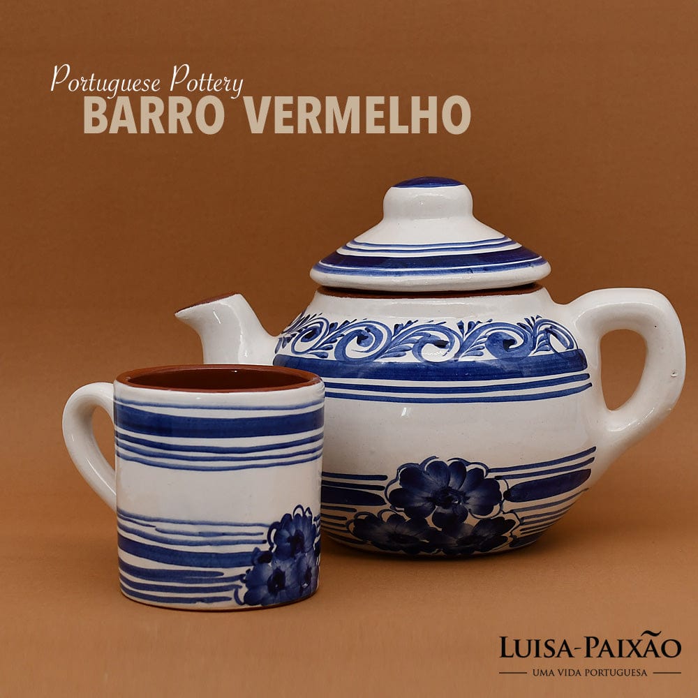 Terracotta Teapot - Blue