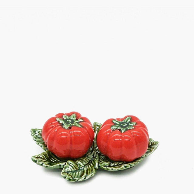 Tomato-shaped Ceramic salt-and-pepper Shaker