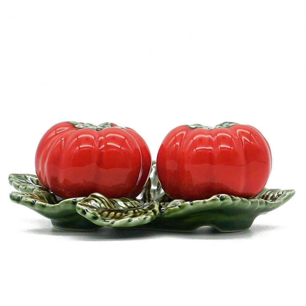 Tomato-shaped Ceramic salt-and-pepper Shaker