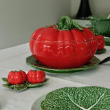 Tomato-shaped Ceramic salt-and-pepper Shaker