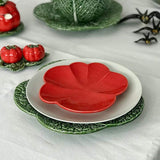 Tomato-shaped Ceramic Starter Plate