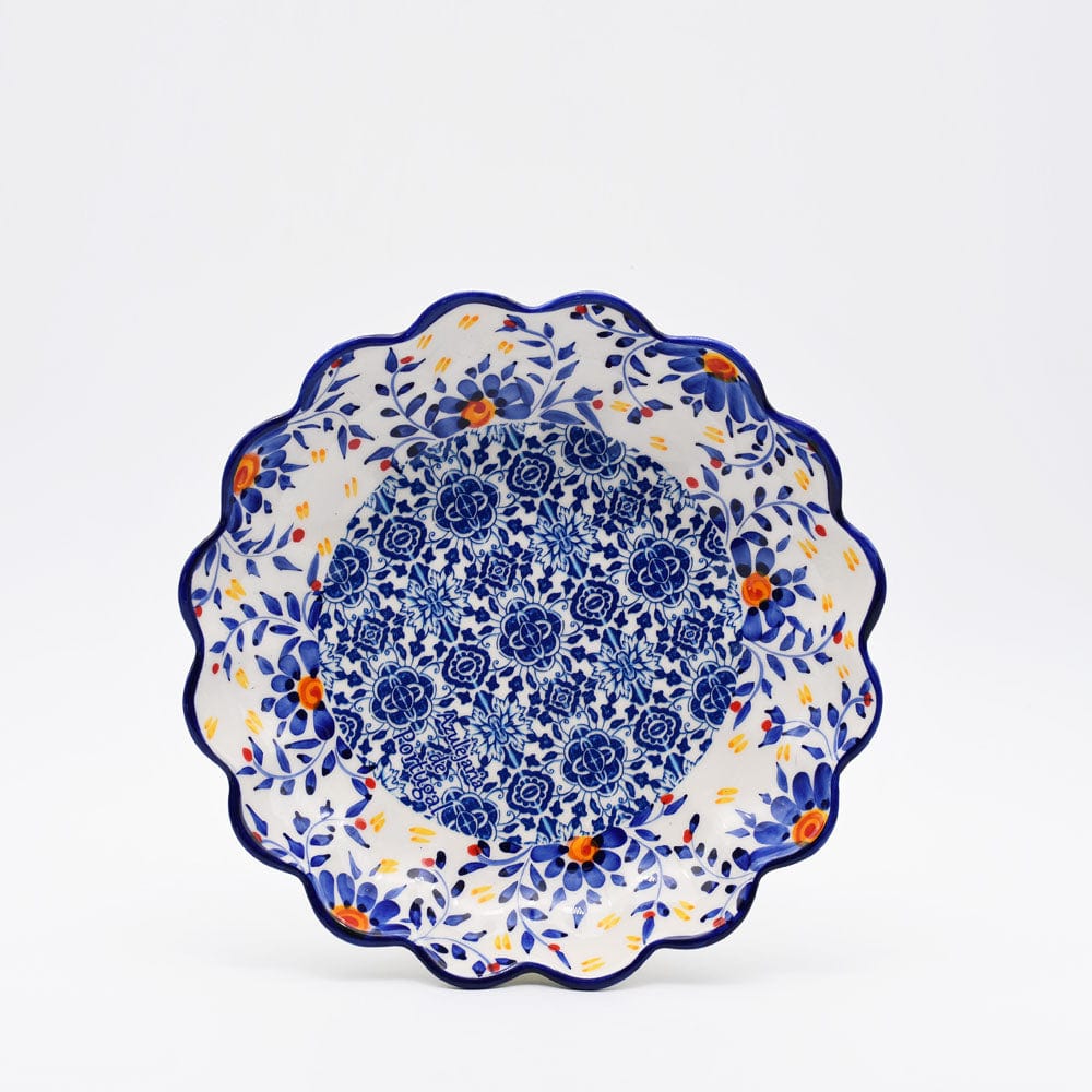 Tradicional | Ceramic Salad Bowl Blue - 9.4"