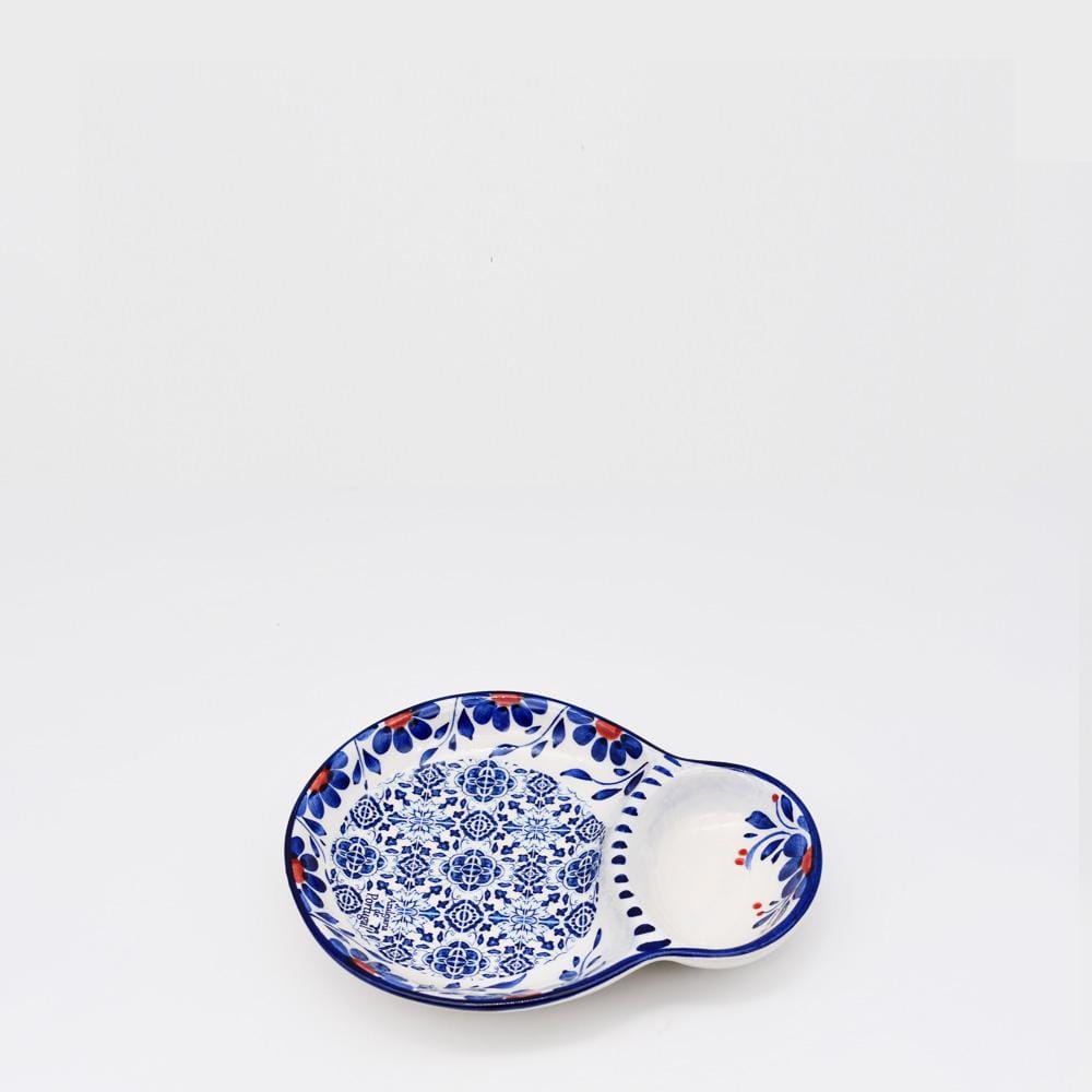 Traditional | Ceramic Olive Dish - Blue