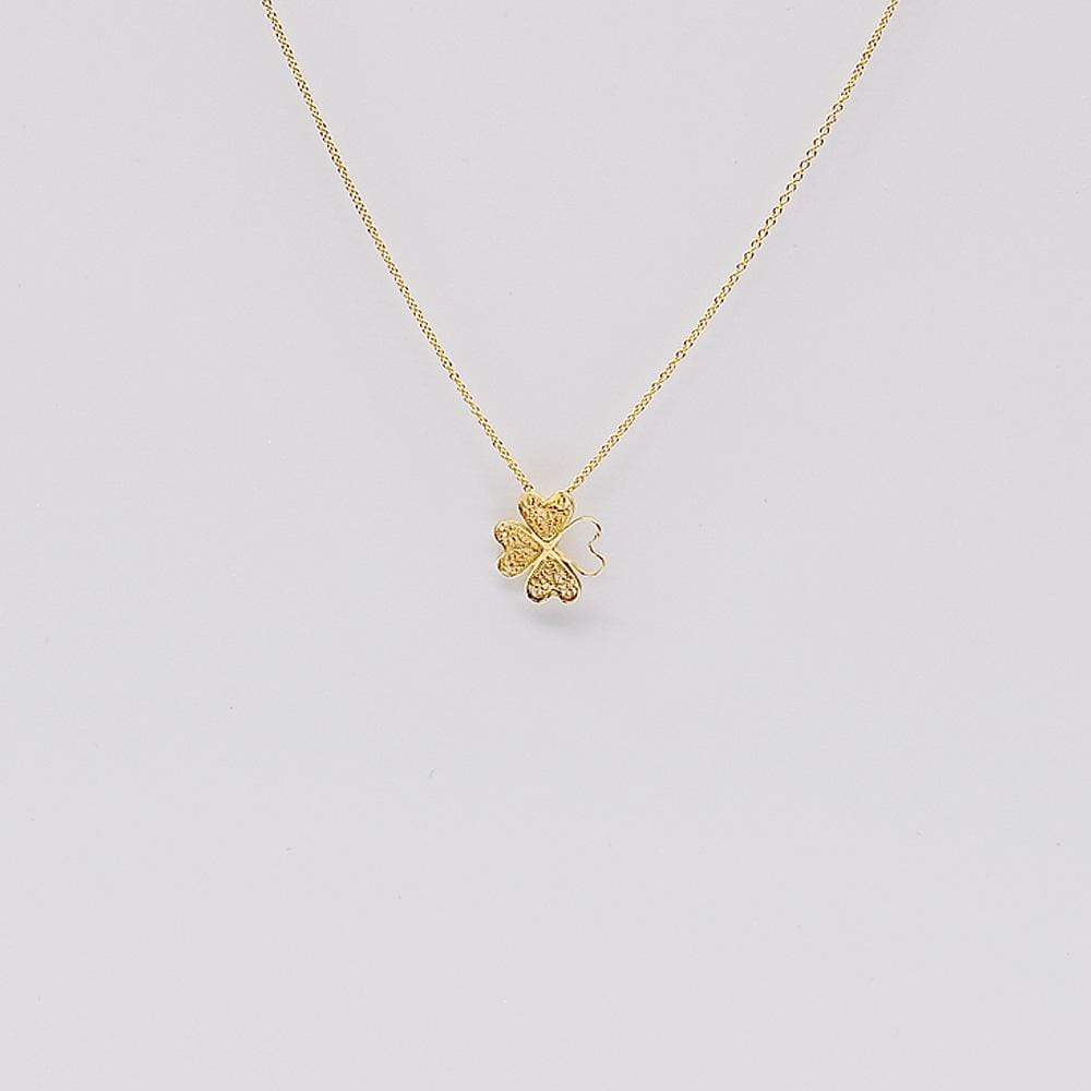 Trevo I Gold plated Silver Filigree Necklace