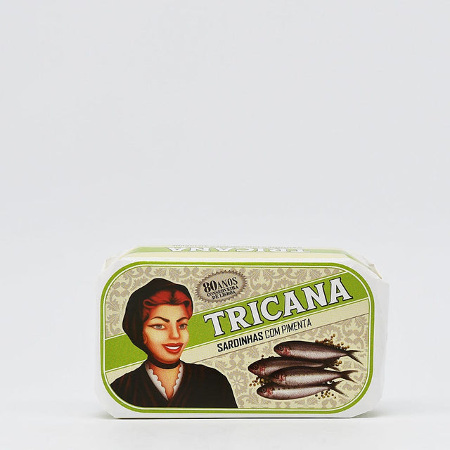 Tricana I Canned Sardines in olive Oil and Pepper