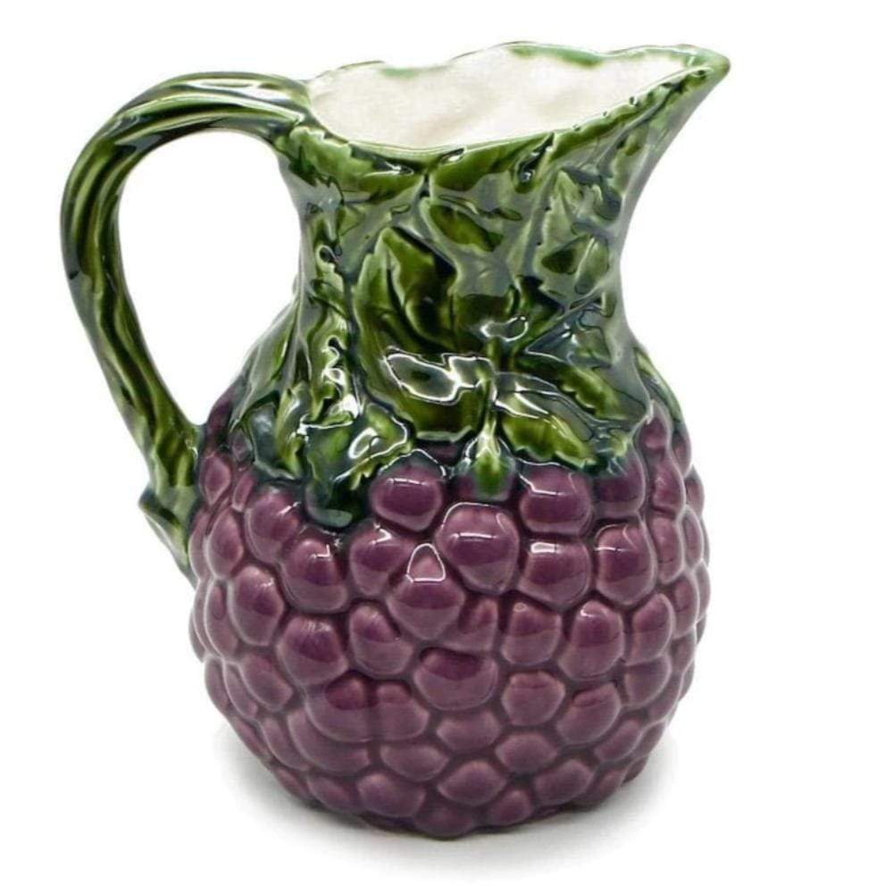 Uvas I Ceramic Pitcher - Purple