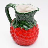 Uvas I Ceramic Pitcher - Red