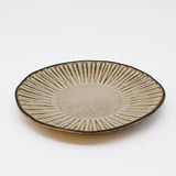 Vieira I Stoneware Dessert Plate - Beige