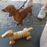 Wooden Dog Toy