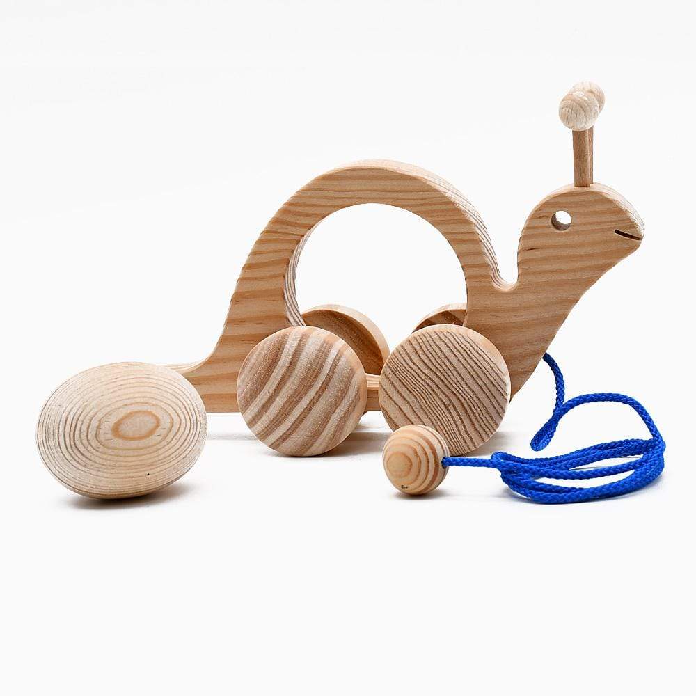 Wooden Snail Toy