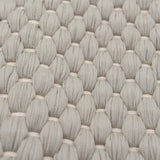 Woven Rug in recycled fibres - Beige